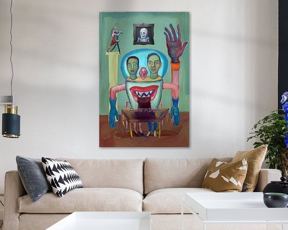 Example of the artwork in a room