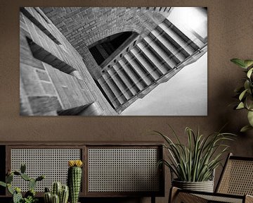 Sanatorium stairway. sur Bas van Rooij