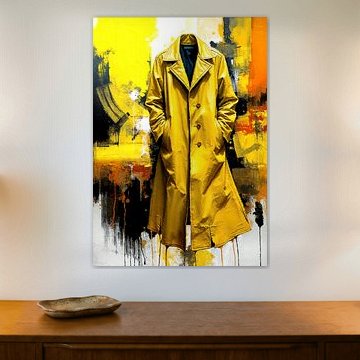 Gelber Ledermantel – The Magic Coat von AidasignArt