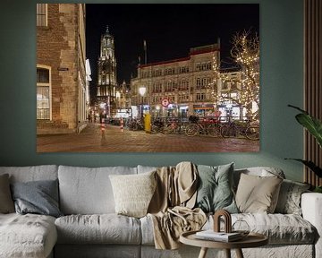 Utrecht by night  von Meliza  Lopez