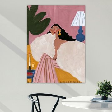 Modernes Mode-Porträt in einem eklektischen Interieur von Carla Van Iersel