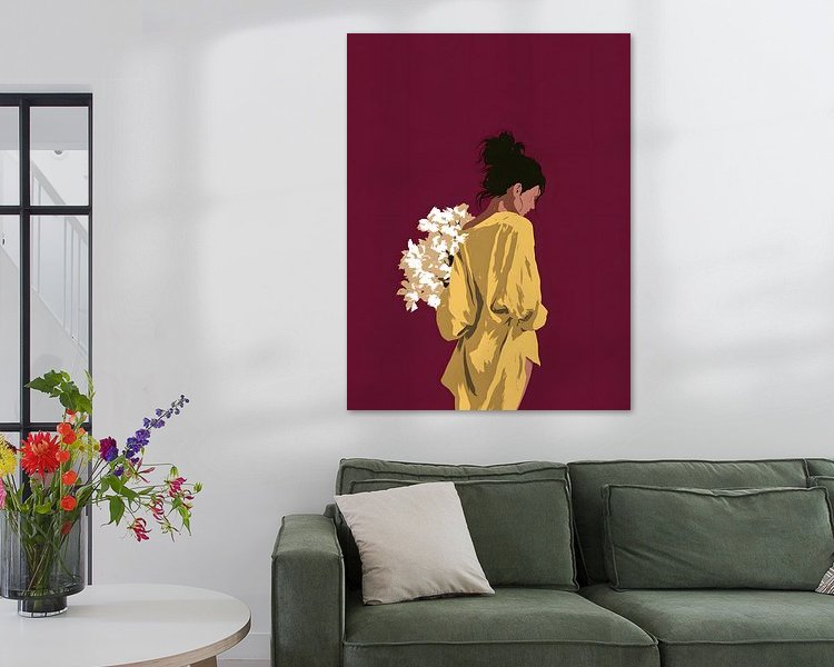 Example of the artwork in a room