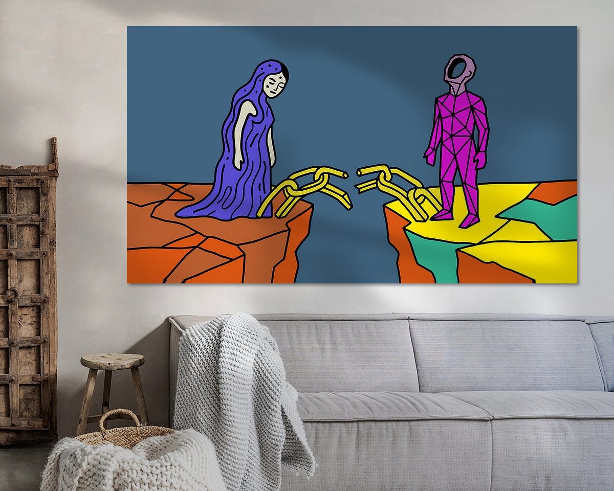 Example of the artwork in a room
