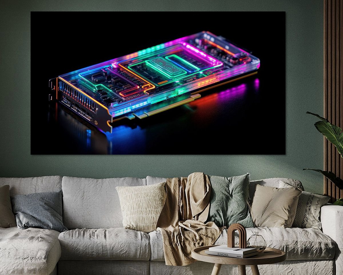 Example of the artwork in a room