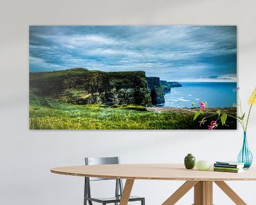 Cliffs of Moher overview, The Burren, Ireland van Colin van der Bel