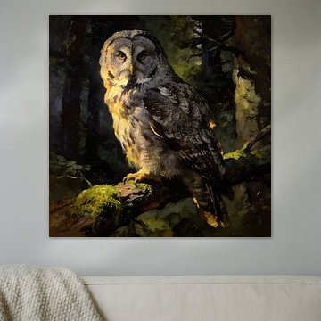 Raubvögel – Graue Eule