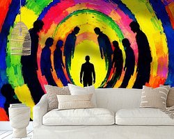 Example of the artwork in a room
