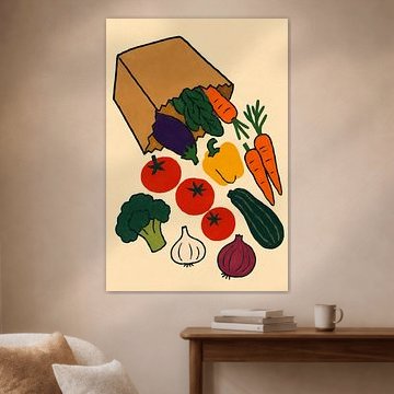 Groenten uit de Papieren Zak von DesignDoodle