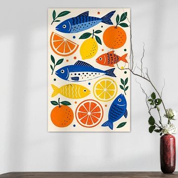 Composition à base de poisson et d'agrumes