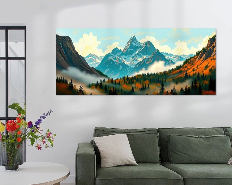 Example of the artwork in a room
