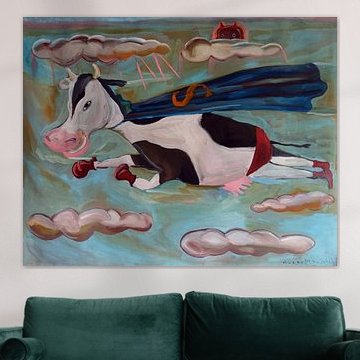 Super cow by Diego Manuel Rodriguez