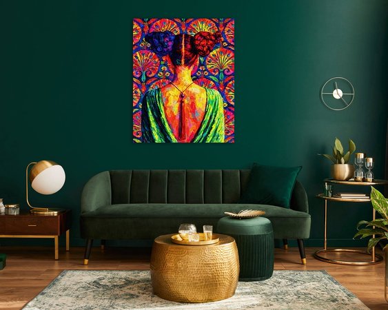 Example of the artwork in a room