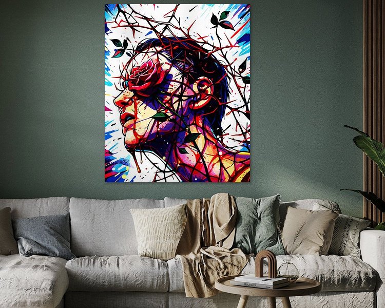 Example of the artwork in a room
