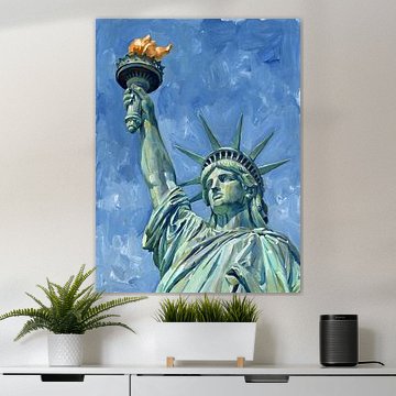 Lady Liberty im Aufstieg