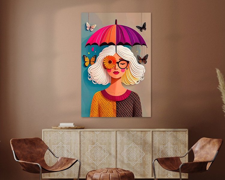 Example of the artwork in a room