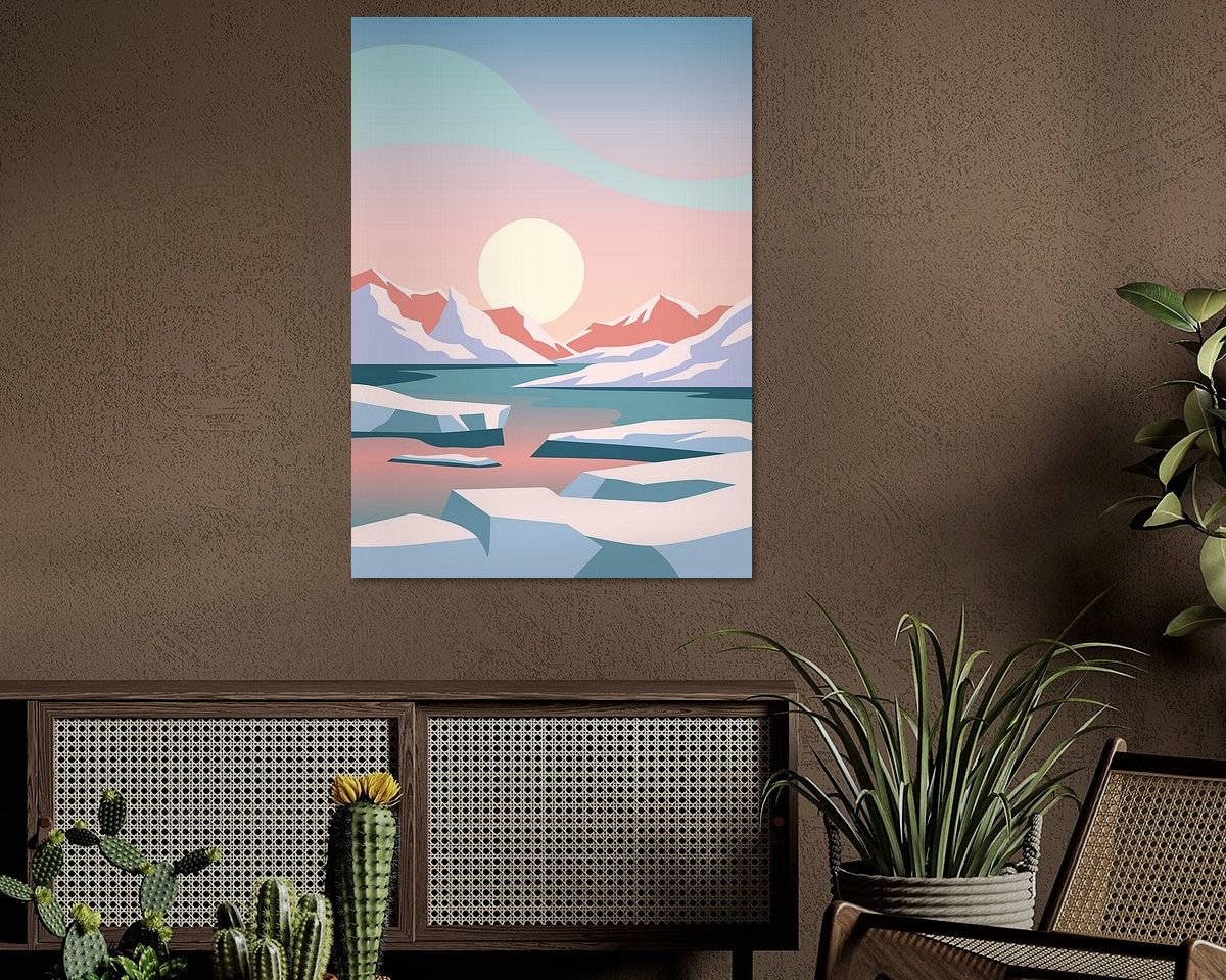 Example of the artwork in a room