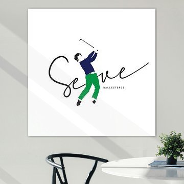 Golf Icon: Seve by Taufik Dwilesmana