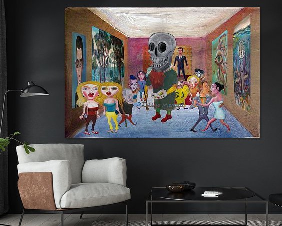 Example of the artwork in a room