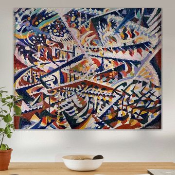 „Licht + Spiegel und Menschenmenge“, Jules Schmalzigaug