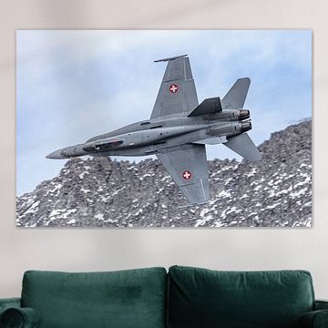 McDonnell Douglas F/A-18C Hornet van de Zwitserse Luchtmacht.