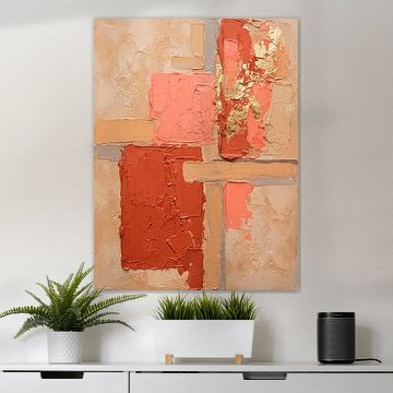 Moderner Chic in warmen Farbtönen und mit goldenen Akzenten