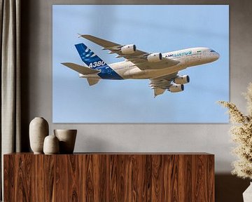 Airbus A380 fly-by van Roque Klop