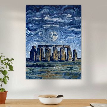Stonehenge im Mondschein