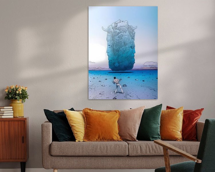 Example of the artwork in a room