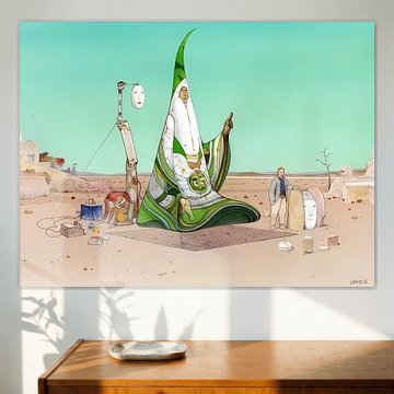 Emerald Desert Oracle by Chromapetal