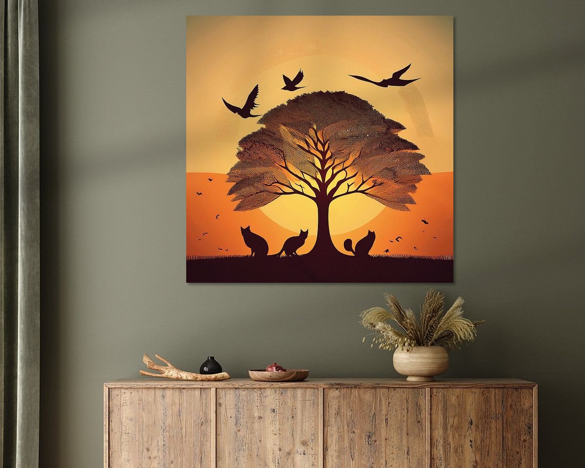 Example of the artwork in a room