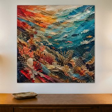 A coral reef in motion