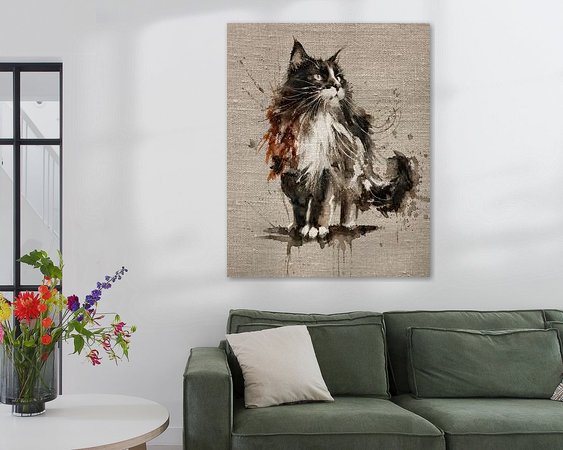 Example of the artwork in a room