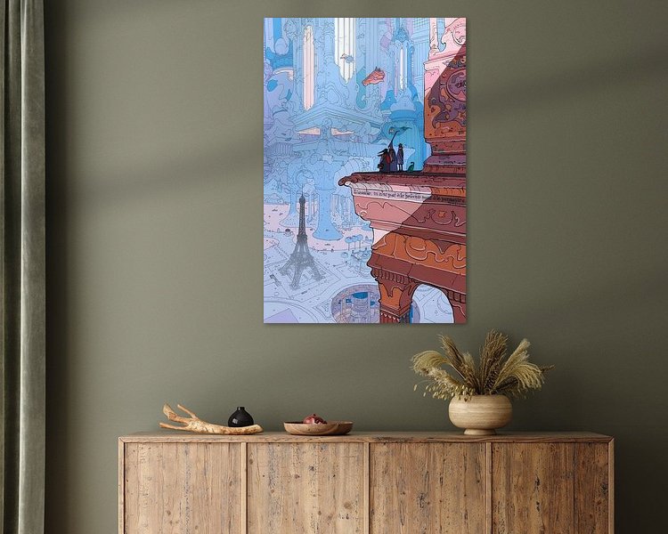Example of the artwork in a room