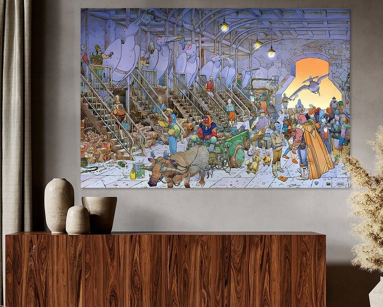 Example of the artwork in a room