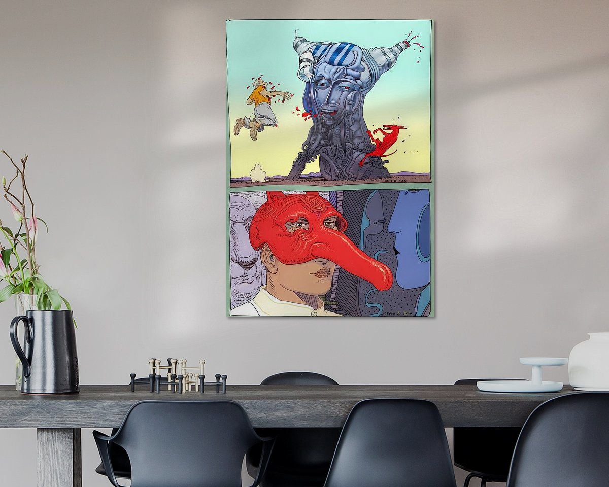 Example of the artwork in a room