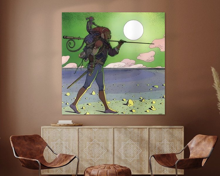 Example of the artwork in a room