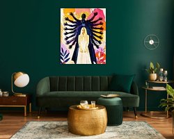 Example of the artwork in a room