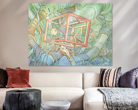 Example of the artwork in a room