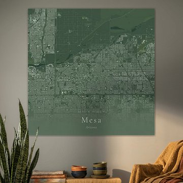 Vintage map of Mesa, United States by Prints of Place