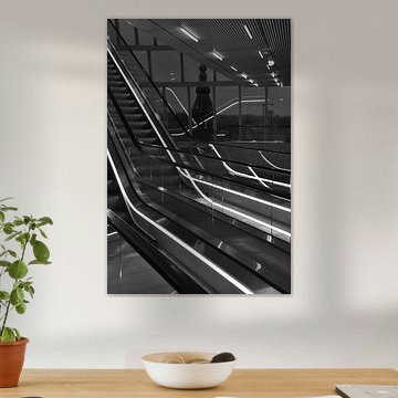 Escaliers roulants au Forum 3