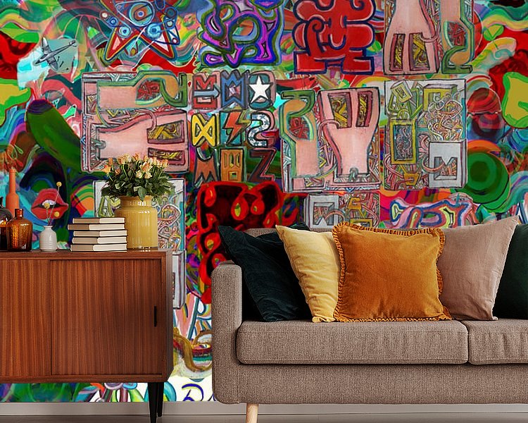 Example of the artwork in a room