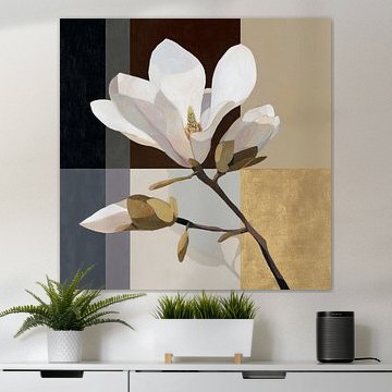 Magnolia in Goud