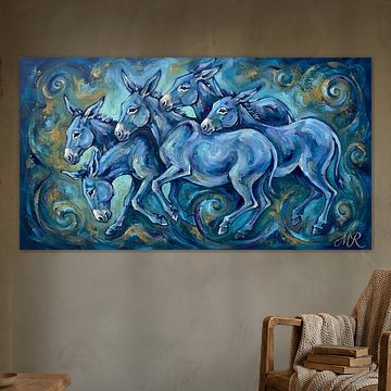 Blue Donkey Dance by Tine Rojek