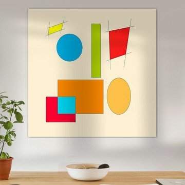 Suprematistische composities van Dietmar Meinhardt