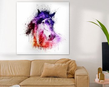 watercolor horse van Anne Ebert