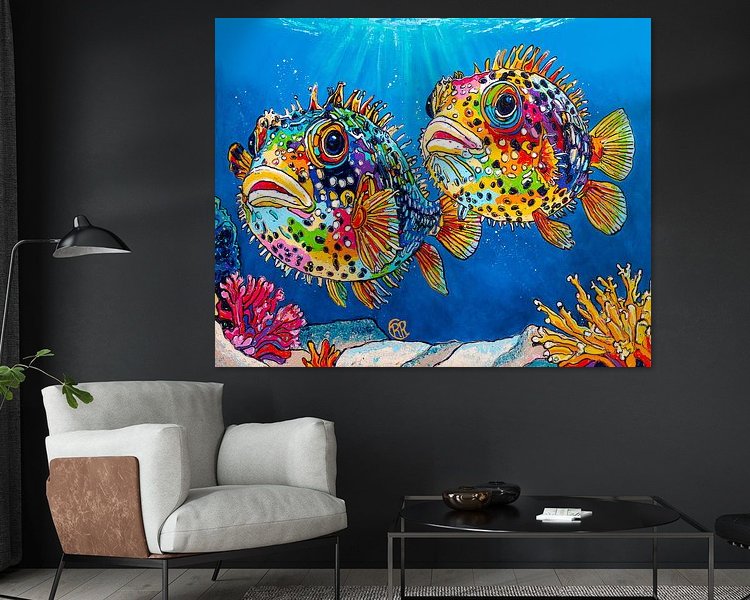 Example of the artwork in a room