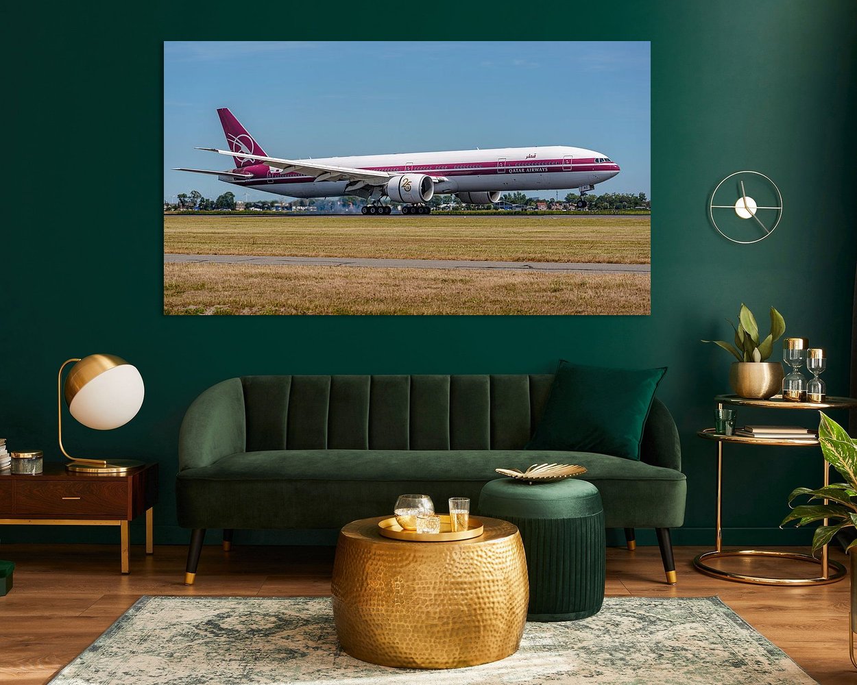 Example of the artwork in a room