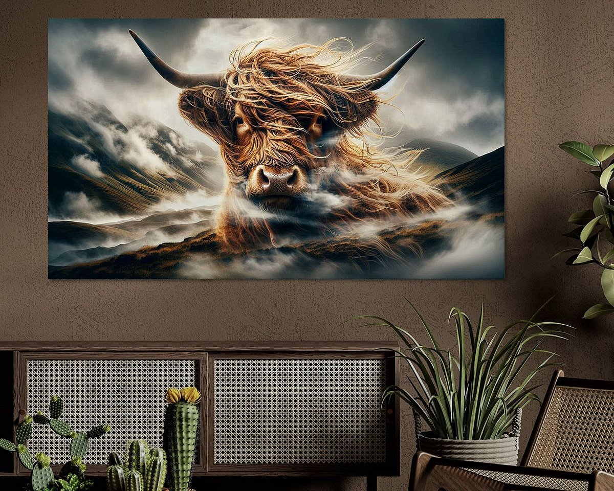 Example of the artwork in a room