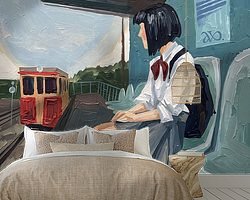 Example of the artwork in a room