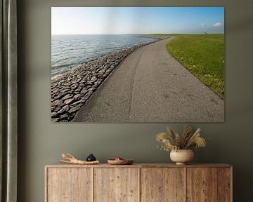 Waddenzee dijk op het eiland Terschelling by Tonko Oosterink